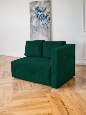 Диван 1010 изумруд, правый (BRENDOSS) в Нижних Сергах - nizhnie-sergi.mebel-e96.ru