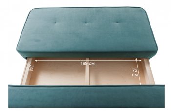 Диван-кровать 1001 мятный (Brendoss) в Нижних Сергах - nizhnie-sergi.mebel-e96.ru