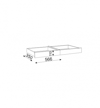 Стол с ящиками Осло М16+М17 (Риннер) в Нижних Сергах - nizhnie-sergi.mebel-e96.ru