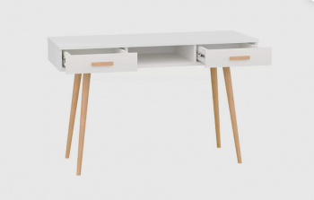 Стол письменный, арт.6-01103, белый (ГК) в Нижних Сергах - nizhnie-sergi.mebel-e96.ru