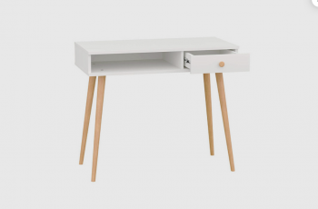 Стол письменный, арт.6-01101, белый (ГК) в Нижних Сергах - nizhnie-sergi.mebel-e96.ru