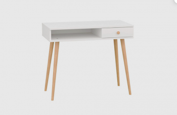 Стол письменный, арт.6-01101, белый (ГК) в Нижних Сергах - nizhnie-sergi.mebel-e96.ru