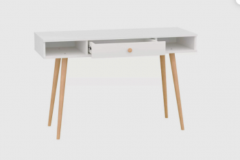 Стол письменный, арт.6-01102, белый (ГК) в Нижних Сергах - nizhnie-sergi.mebel-e96.ru