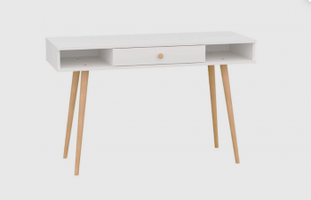 Стол письменный, арт.6-01102, белый (ГК) в Нижних Сергах - nizhnie-sergi.mebel-e96.ru