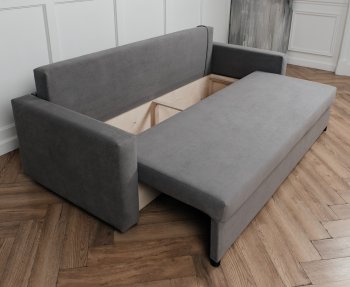 Диван 730 серый (Brendoss) в Нижних Сергах - nizhnie-sergi.mebel-e96.ru