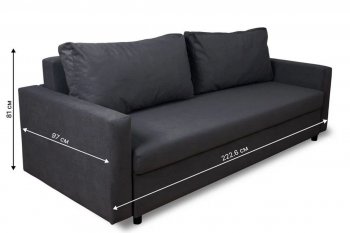 Диван 730 графит (Brendoss) в Нижних Сергах - nizhnie-sergi.mebel-e96.ru