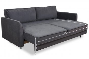 Диван 930 графит (Brendoss) в Нижних Сергах - nizhnie-sergi.mebel-e96.ru