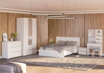 Спальный гарнитур Аделина модульный (ГК) в Нижних Сергах - nizhnie-sergi.mebel-e96.ru