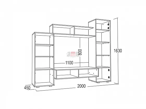 Стенка Александра-5 в Нижних Сергах - nizhnie-sergi.mebel-e96.ru