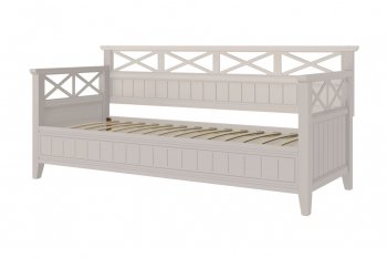 Кровать из массива Амелия льняной (БМ) в Нижних Сергах - nizhnie-sergi.mebel-e96.ru