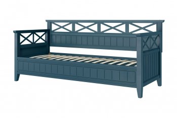 Кровать из массива Амелия сапфир без ящиков (БМ) в Нижних Сергах - nizhnie-sergi.mebel-e96.ru