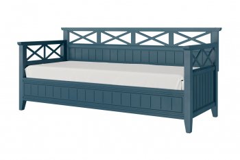 Кровать из массива Амелия сапфир без ящиков (БМ) в Нижних Сергах - nizhnie-sergi.mebel-e96.ru