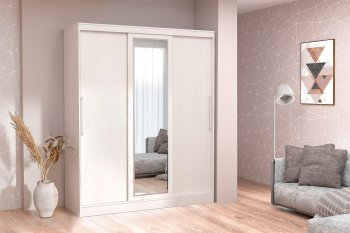 Шкаф-купе 1700 мм 3-х дверный с 1-м зеркалом (арт. 012) бодега (Диал) в Нижних Сергах - nizhnie-sergi.mebel-e96.ru