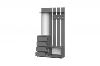Прихожая Айден ВШ06-1100 серый графит (ИЦ) в Нижних Сергах - nizhnie-sergi.mebel-e96.ru