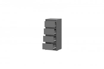 Комод Айден КМ06-400 серый графит (ИЦ) в Нижних Сергах - nizhnie-sergi.mebel-e96.ru