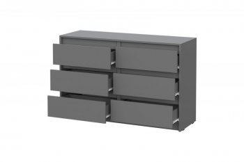 Комод Айден КМ06-1200 серый графит (ИЦ) в Нижних Сергах - nizhnie-sergi.mebel-e96.ru