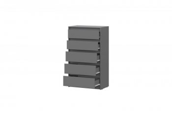 Комод Айден КМ06-700 серый графит (ИЦ) в Нижних Сергах - nizhnie-sergi.mebel-e96.ru