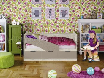 Кровать Бабочки Шарли мокко (Миф) в Нижних Сергах - nizhnie-sergi.mebel-e96.ru