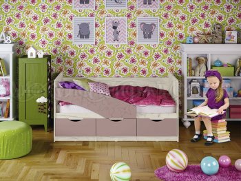 Кровать Бабочки Шарли пинк (Миф) в Нижних Сергах - nizhnie-sergi.mebel-e96.ru