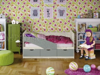 Кровать Бабочки Шарли бриз (Миф) в Нижних Сергах - nizhnie-sergi.mebel-e96.ru