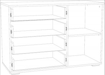 Комод Банни (Silva) в Нижних Сергах - nizhnie-sergi.mebel-e96.ru