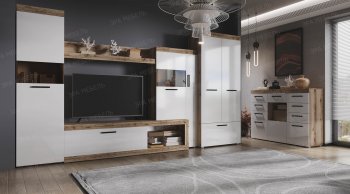 Стенка Бастон+шкаф (Эра) в Нижних Сергах - nizhnie-sergi.mebel-e96.ru