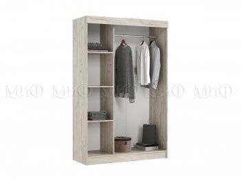 Шкаф-купе Бася 1300 мм крафт/кашемир (Миф) в Нижних Сергах - nizhnie-sergi.mebel-e96.ru