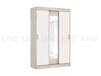 Шкаф-купе Бася 1300 мм крафт/кашемир (Миф) в Нижних Сергах - nizhnie-sergi.mebel-e96.ru