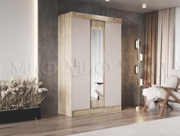 Спальный гарнитур Бася крафт/кашемир (Миф) в Нижних Сергах - nizhnie-sergi.mebel-e96.ru