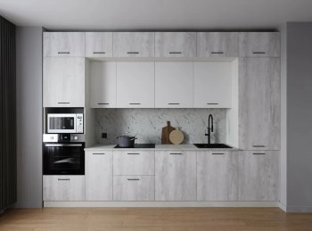 Кухонный гарнитур Бланка 3400 мм (Санвут) в Нижних Сергах - nizhnie-sergi.mebel-e96.ru