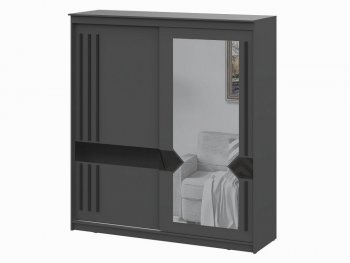 Шкаф-купе №25 2000 мм Блэк ЛАЙТ графит (СВ) в Нижних Сергах - nizhnie-sergi.mebel-e96.ru