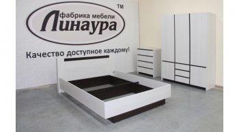 Кровать двуспальная Бостон анкор (Лин) в Нижних Сергах - nizhnie-sergi.mebel-e96.ru