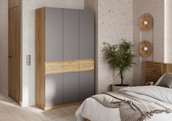 Спальный гарнитур Бостон Лайт серый (Стиль) в Нижних Сергах - nizhnie-sergi.mebel-e96.ru