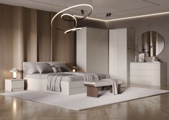 Спальный гарнитур Челси Кашемир. модульный (Миф) в Нижних Сергах - nizhnie-sergi.mebel-e96.ru