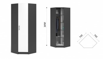 Шкаф угловой Чикаго (Имп) в Нижних Сергах - nizhnie-sergi.mebel-e96.ru