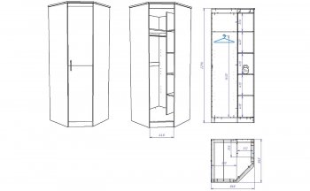 Шкаф угловой Денвер (СБК) в Нижних Сергах - nizhnie-sergi.mebel-e96.ru