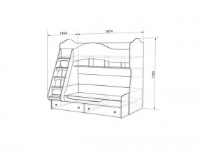 Набор детской мебели Алиса (модульная) в Нижних Сергах - nizhnie-sergi.mebel-e96.ru