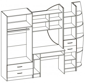 Детская Юниор 2 (МФД металлик) в Нижних Сергах - nizhnie-sergi.mebel-e96.ru