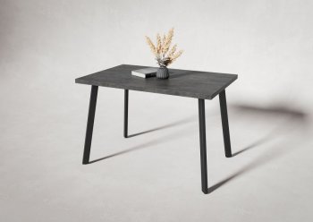 Стол нераздв. Дублин 32 КРАФТ В2, ЛДСП Цемент темный (Вудман) в Нижних Сергах - nizhnie-sergi.mebel-e96.ru