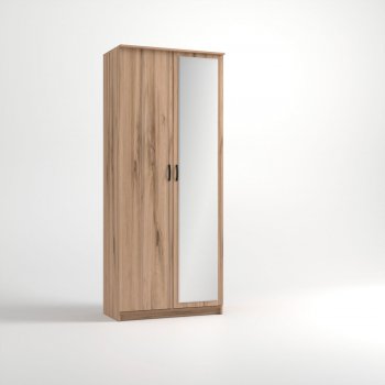 Шкаф 960 мм 2-х ств. «Дуэт Люкс» с зеркалом (Эко) в Нижних Сергах - nizhnie-sergi.mebel-e96.ru