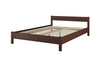 Кровать из массива Эби Орех (БМ) в Нижних Сергах - nizhnie-sergi.mebel-e96.ru