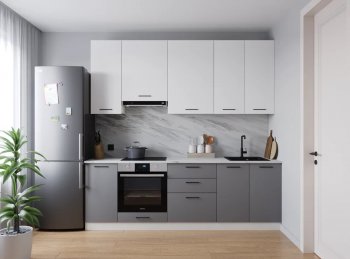 Кухонный гарнитур Элеганция 2400 мм Sanvut в Нижних Сергах - nizhnie-sergi.mebel-e96.ru