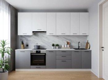 Кухонный гарнитур высокий Элеганция 3000 мм (Санвут) в Нижних Сергах - nizhnie-sergi.mebel-e96.ru