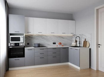 Угловой кухонный гарнитур Элеганция 3200*1400 мм (Санвут) в Нижних Сергах - nizhnie-sergi.mebel-e96.ru