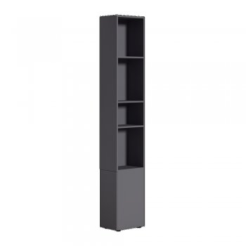 Шкаф торцевой Эйр 16.323 графит (Моби) в Нижних Сергах - nizhnie-sergi.mebel-e96.ru