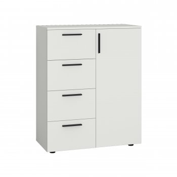 Комод Эйр 16.241 белый (Моби) в Нижних Сергах - nizhnie-sergi.mebel-e96.ru