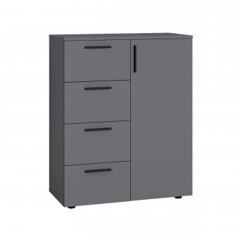 Комод Эйр 16.241 графит (Моби) в Нижних Сергах - nizhnie-sergi.mebel-e96.ru