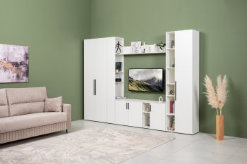 Шкаф торцевой Эйр 16.323 белый (Моби) в Нижних Сергах - nizhnie-sergi.mebel-e96.ru