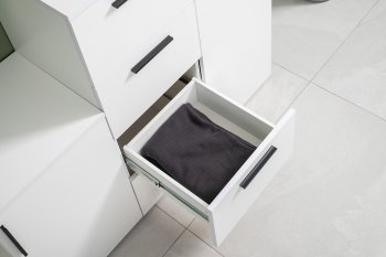 Стенка Эйр модульная, белый (Моби) в Нижних Сергах - nizhnie-sergi.mebel-e96.ru