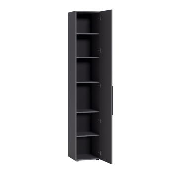 Шкаф модульный Эйр, графит (Моби) в Нижних Сергах - nizhnie-sergi.mebel-e96.ru